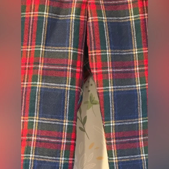 Janie & Jack Plaid Christmas Dressy Toddler Boys Adjustable Trousers 18-24 Mos - Picture 5 of 15